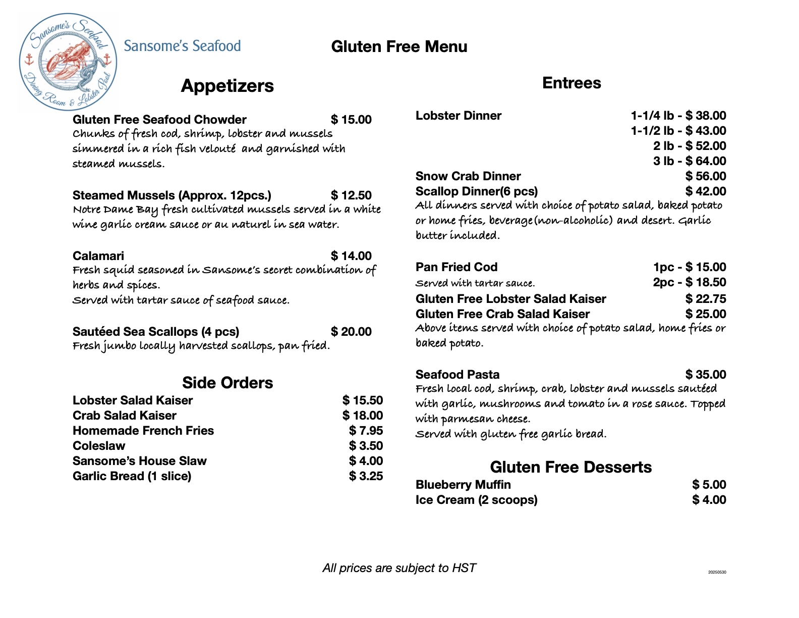 menu page 8